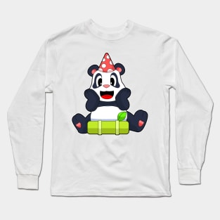 Panda Party Birthday present Long Sleeve T-Shirt